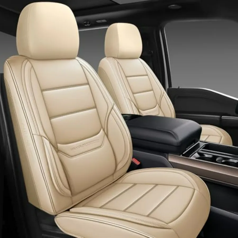 

Комплект чехлов для автомобильных сидений из искусственной кожи, универсальные, подходят для большинства легковых автомобилей, внедорожников и седанов, водонепроницаемые, класса люкс, Bge 5 Car S