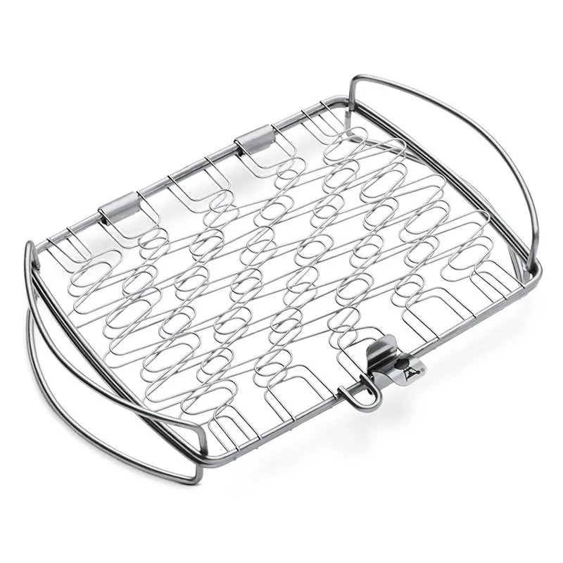 

Wei baked fish net clip frame stainless steel fish basket