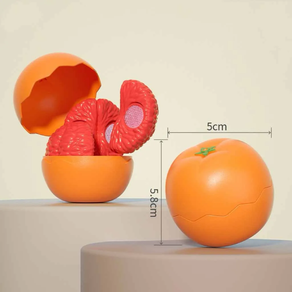 Simulation de maison de jeu pour enfants, Durian, Gels d'orange sang neutre dans l'eau, Coupe de fruits pelables, Nouveauté Puzzle, Jouets d'instituts soulignés