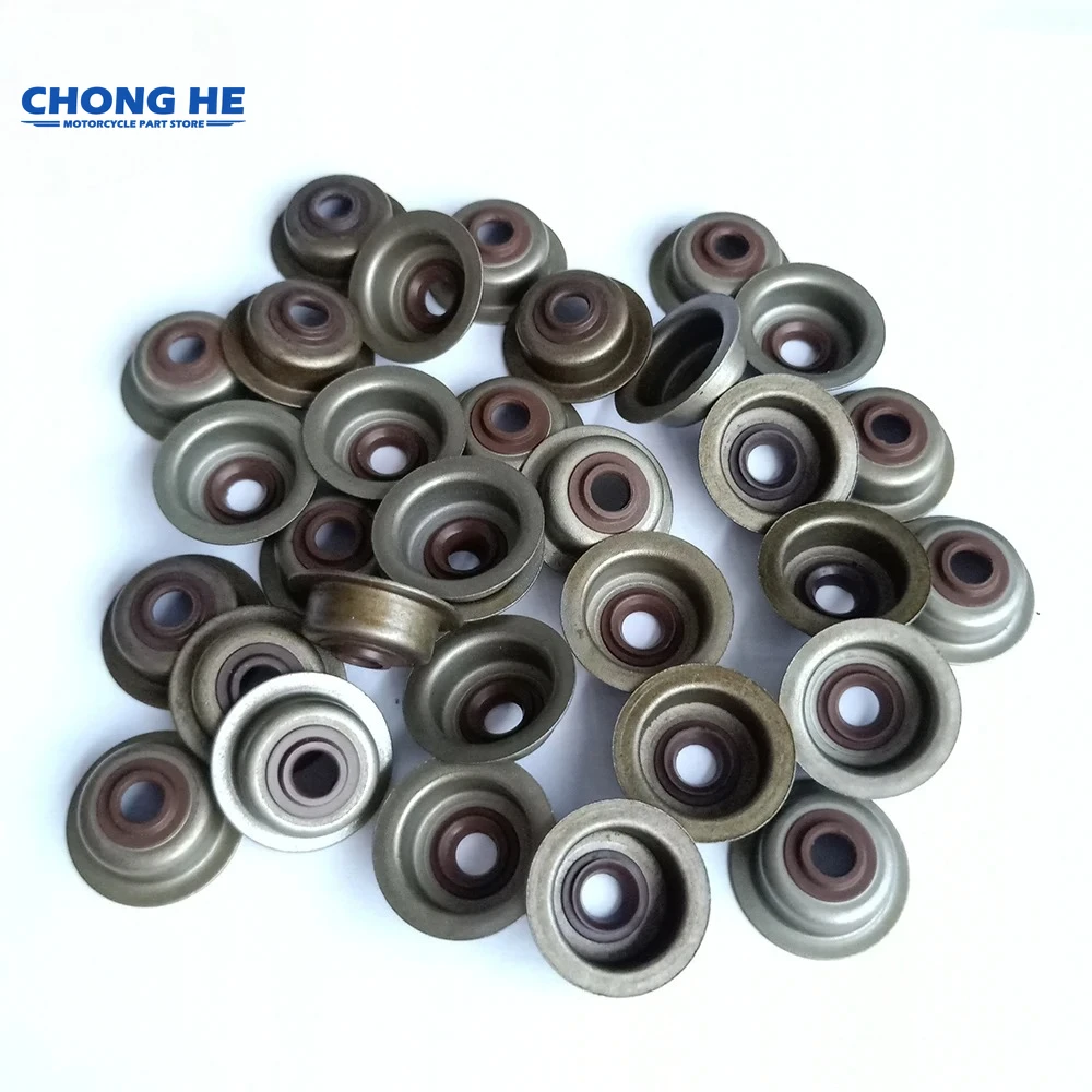 168F-170F 2kw-3kw Bike Car Universal Gas Generator Accessories Oil Flap Cover Intake and Exhaust Valve Seals 16pc/32pc