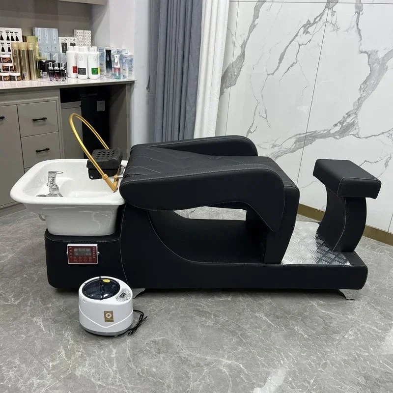 

Professional Washbasin Therapy Center Hair Shaving Chair Recliner Spa Aesthetic Interior Pedicure Foot Salon Silla De Peluqueria