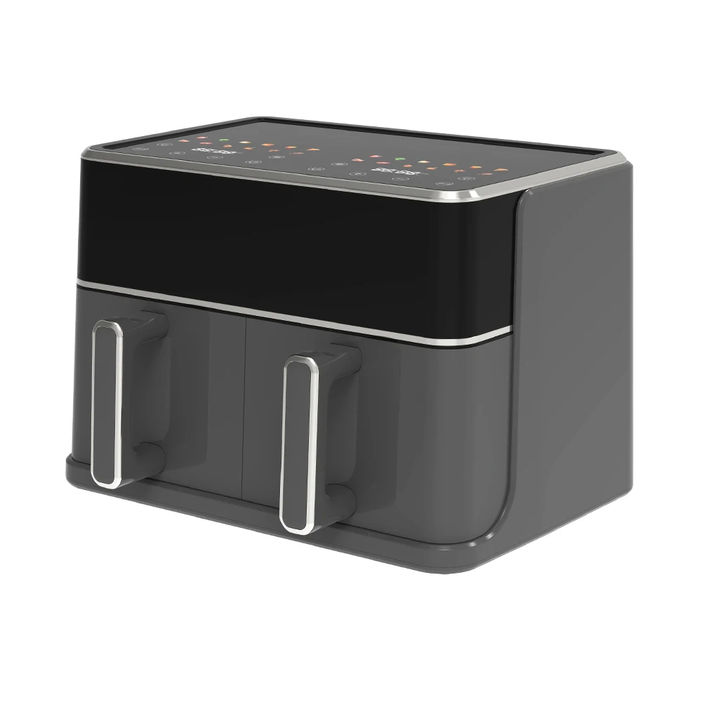 Independent Control Panel Digital Air Fryer Double Pot