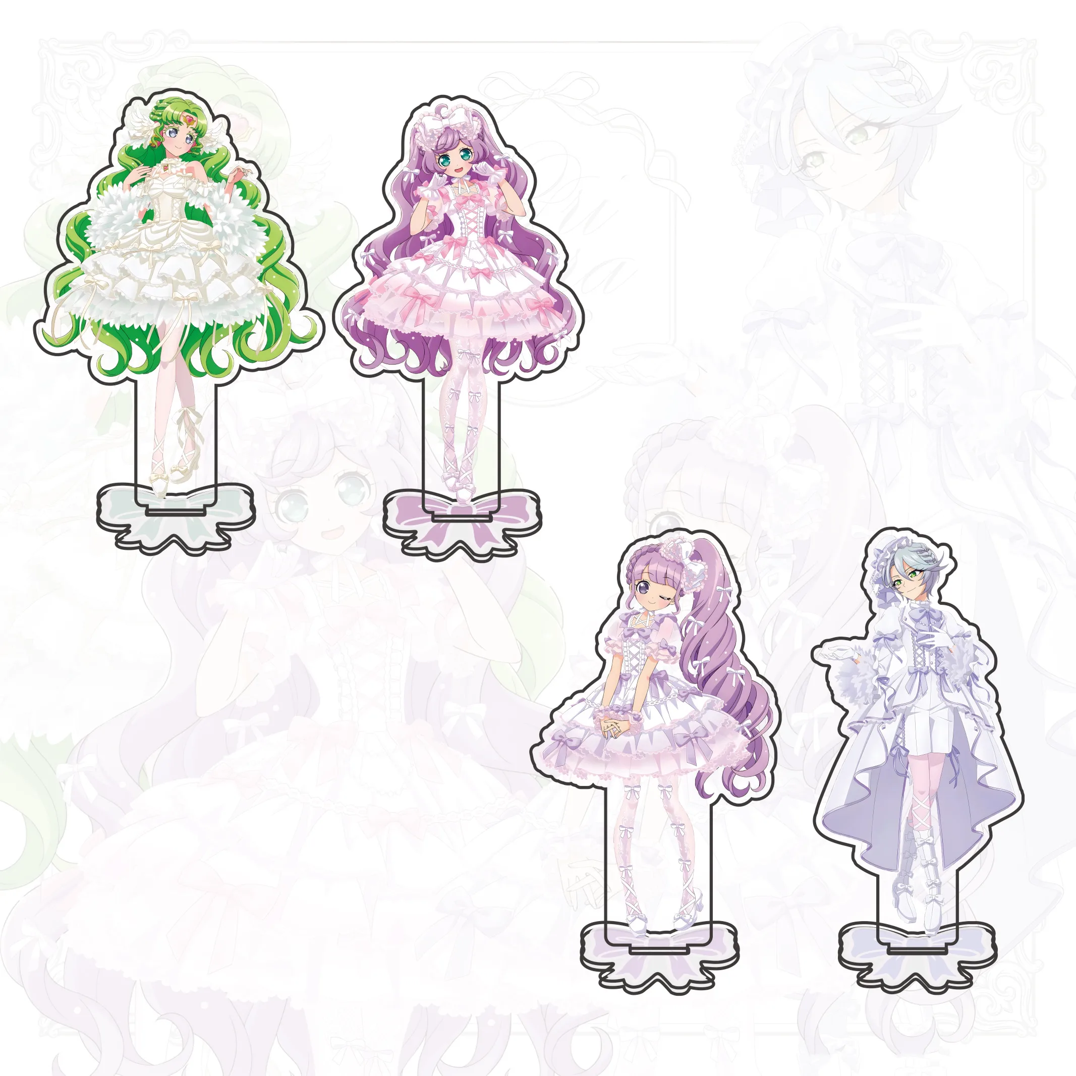 Figura acrílica de anime PriPara, Wonderful Paradise Flower Marriage Lolita Linkage, 15 cm, colección, regalo, llavero