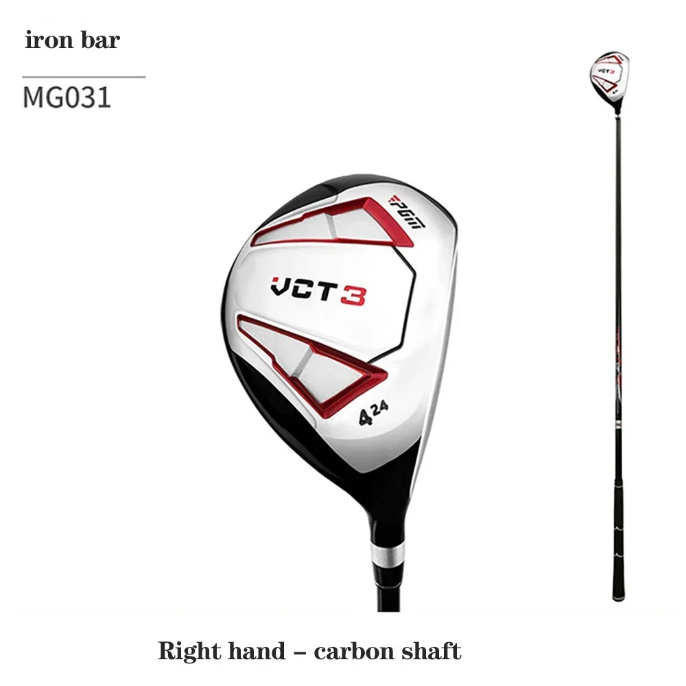 PGM-Men\'s Right Hand Golf Club Set,Iron,Carbon Shaft Club,1 Wood,Aluminum Alloy Head Hybrids Wood Pole,VCT3,1,3,5 Iron Beginners