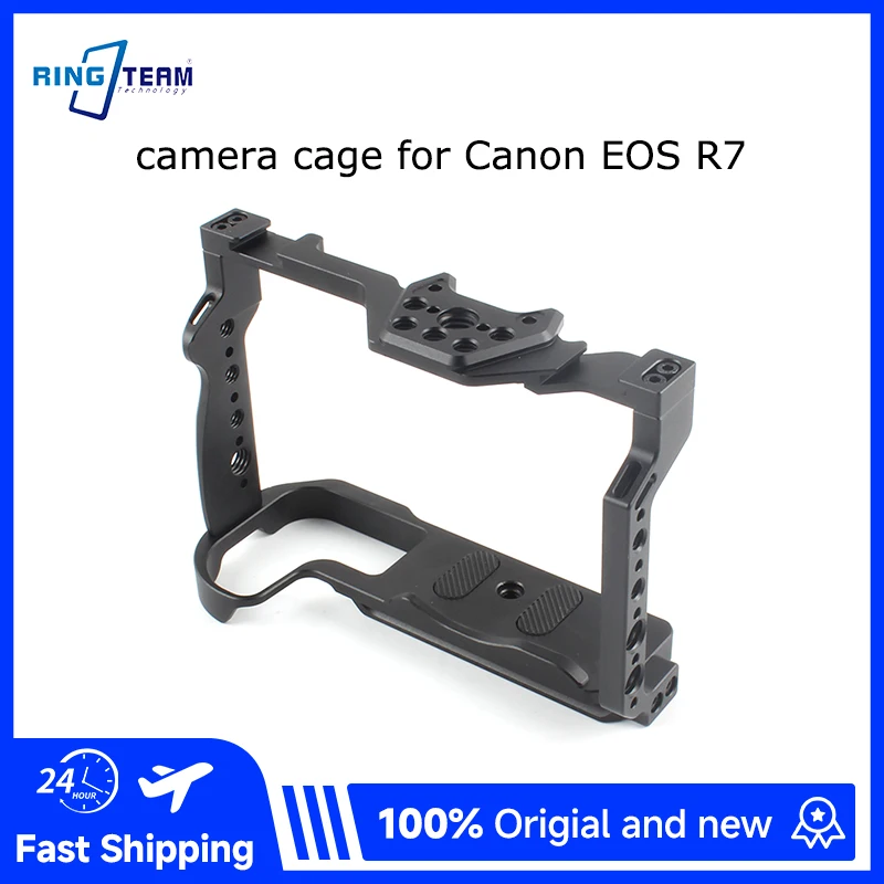 canon-eos-r7用カメラケージ-磁気レンチ内蔵-精密カットアウト-ジンバル三脚対応-vlog撮影-映画制作に最適
