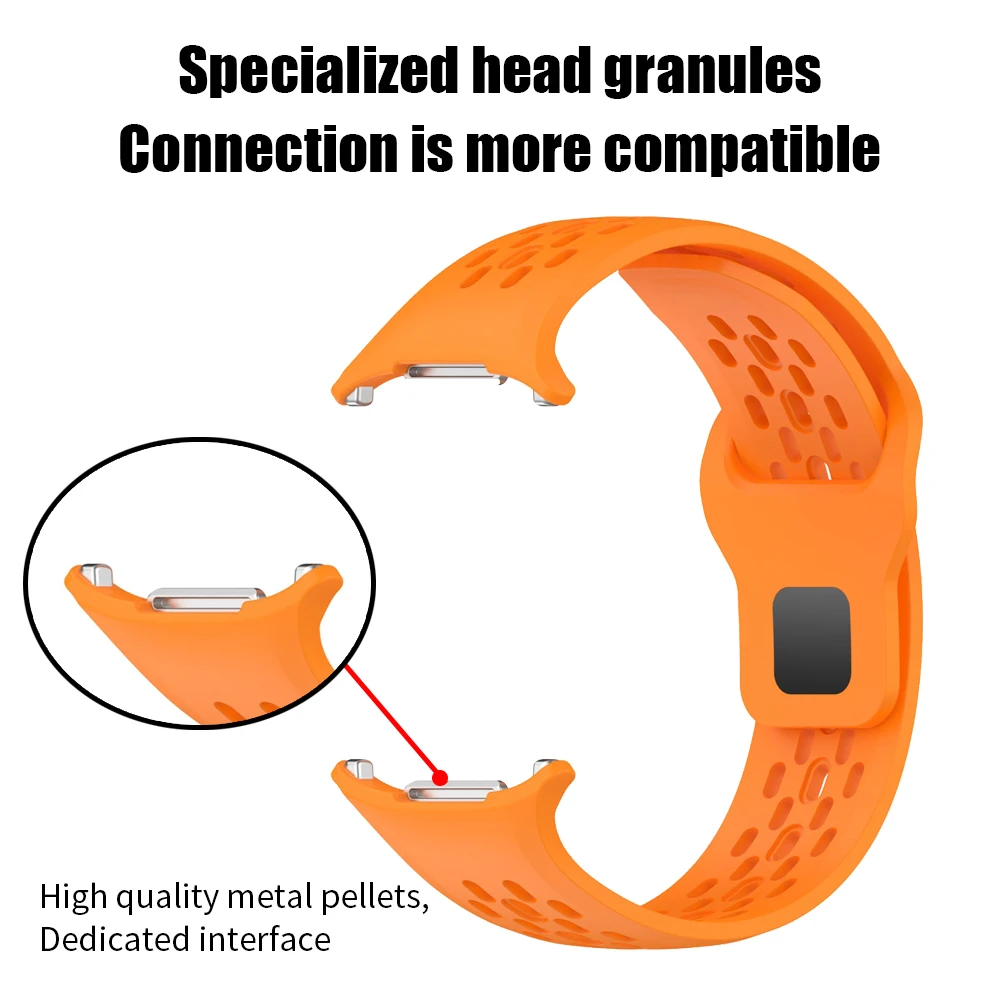 Pulseira de relógio de silicone adequada para samsung galaxy watch ultra 2025 47mm pulseira de substituição de relógio inteligente para galaxy watch ultra