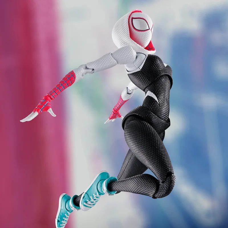 متوفر في المخزون بانداي S.H.Figuarts الرجل العنكبوت سبايدر مان أكروس GWEN نموذج لجسم جمع لعبة هدية