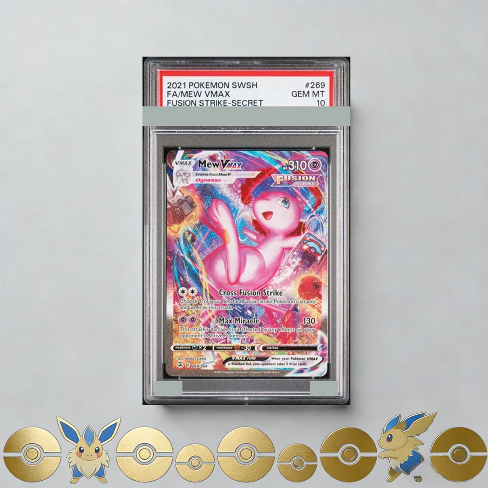

DIY PTCG Mew Mewtwo Charizard Pichu Bulbasaur Gengar Mega Ex Special Art Rare JP EN Anime Game Collection Card Fans Gift Toys