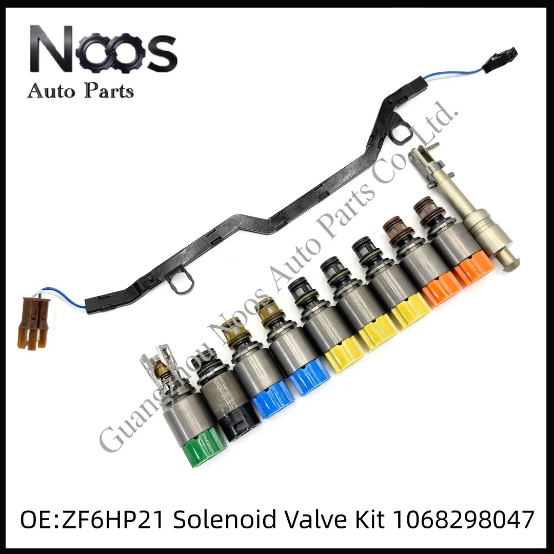 6HP21 6HP28 ZF6HP21 ZF6HP28 Transmission Solenoids with Harness Kit 1068298047 For BMW Audi Jaguar 11PCS