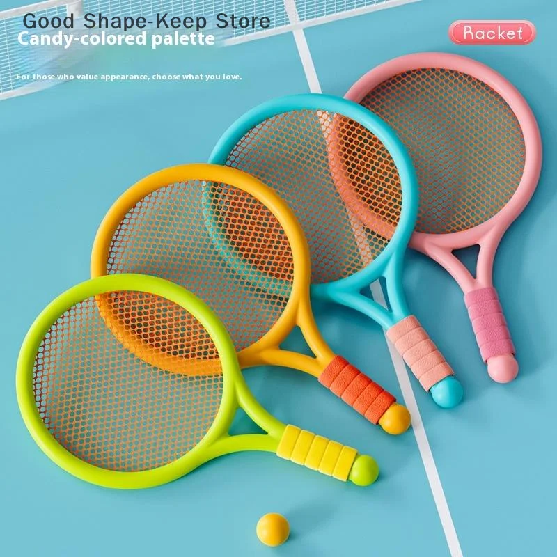 

Set Kids Badminton Rackets Interactive Games Lightweight Children Tennis Racquets Kit