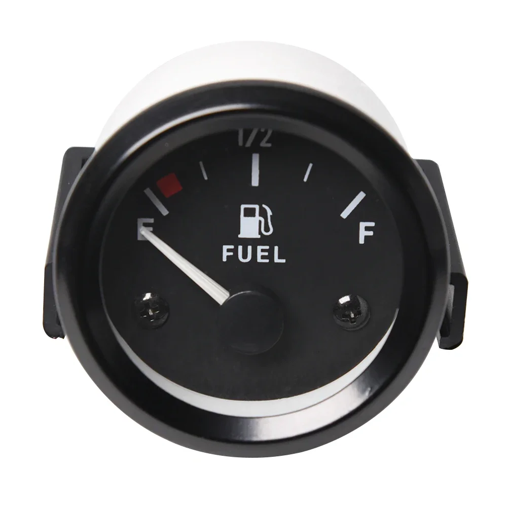 2'' 52mm Universal Fuel Gauge with Fuel level Float Sensor 240-33 ohms Auto Oil Water Tank Level Indicator Gasoline Car Meter