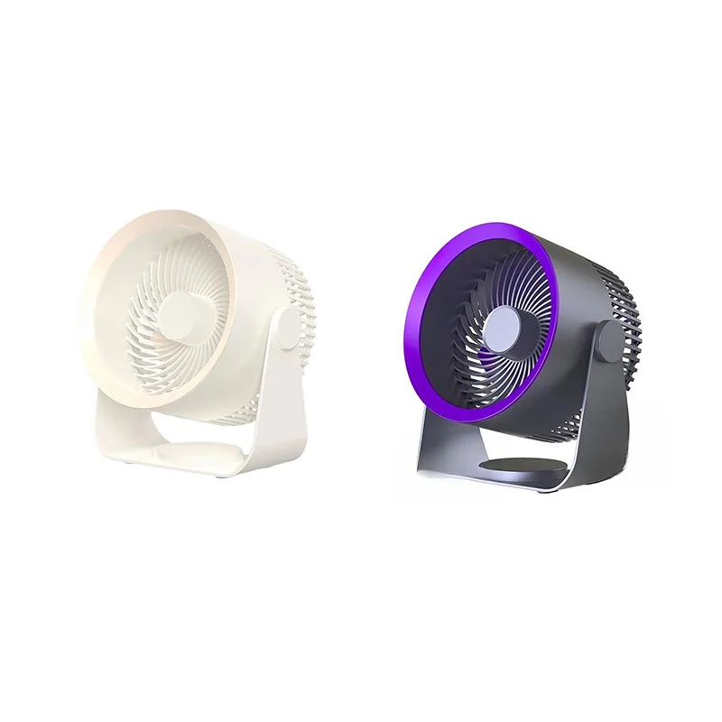 

1Set Portable Air Circulator Fan Quiet Ventilator ABS Desktop Wall Ceiling Fan Air Cooler White