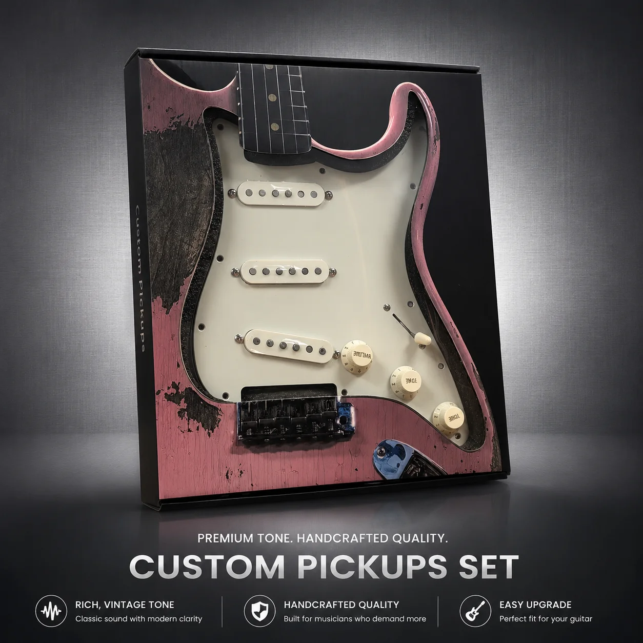 ST TEXAS Loaded Pickguard Alnico5 Pickup Set RWRP Middle Pickup 6.2K / 6.5K / 6.8K Pre-wired Guard Plate for Strat Guitar