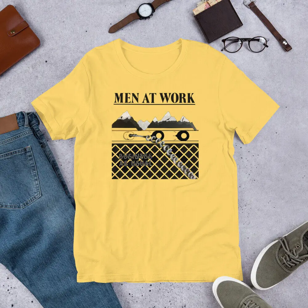 MEN AT WORK Business As Usual 80s Graphic Tee Shirt Unisex t-shirt