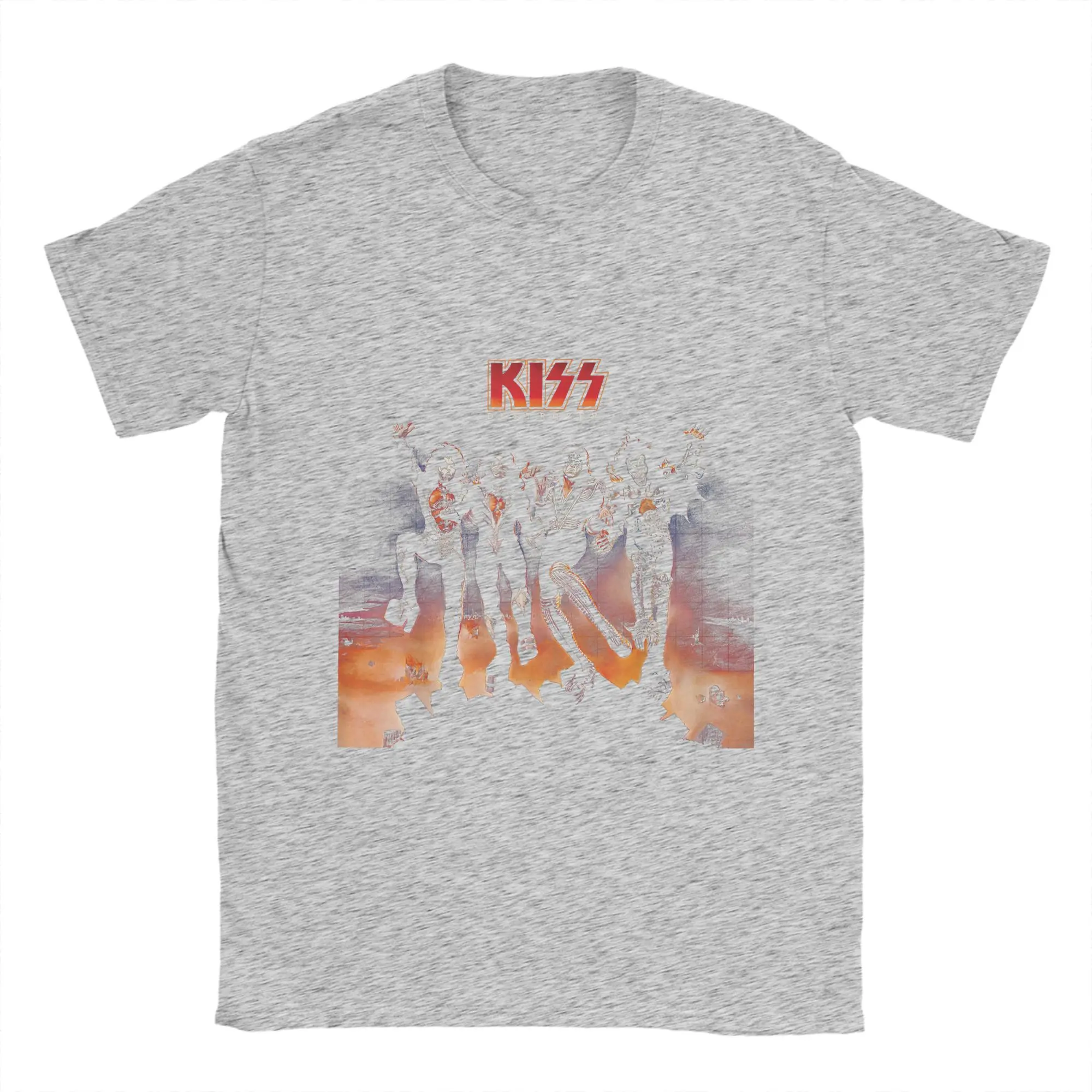 T-shirt da donna e da uomo KISS Band Rock T-shirt casual da uomo girocollo a maniche corte T-shirt regalo