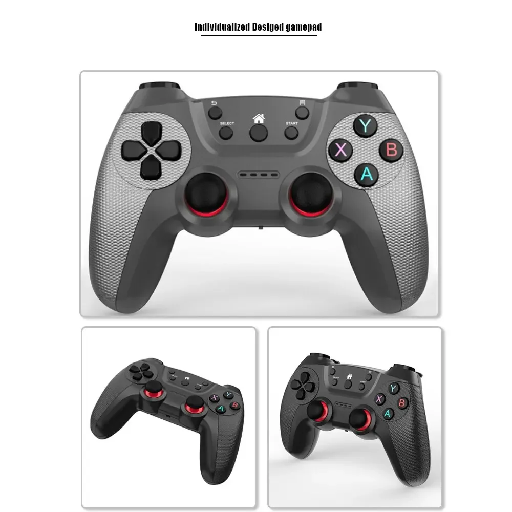 Manette de jeu double sans fil pour Linux, vidéo pour boîte de jeu, anciers de jeu, PC, Smart TV Box, manette de jeu, 2.4G