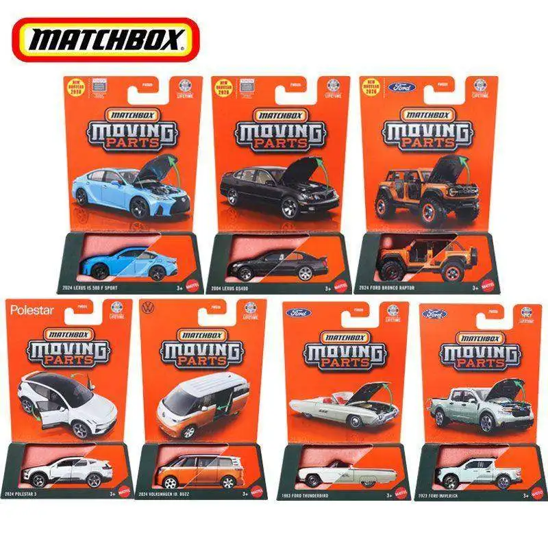 Matchbox Moving Parts 1:64 Scale Diecast Collectible Car With Opening Hood Ford Maverick Lexus Jeep For Collectors