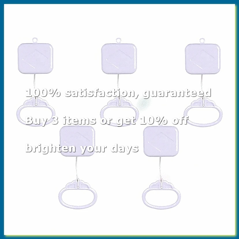 ●5Pcs Pull String Cord Music Box Waterproof Pull String Music Box with Classic Lullaby Melody Wind Up Music Box