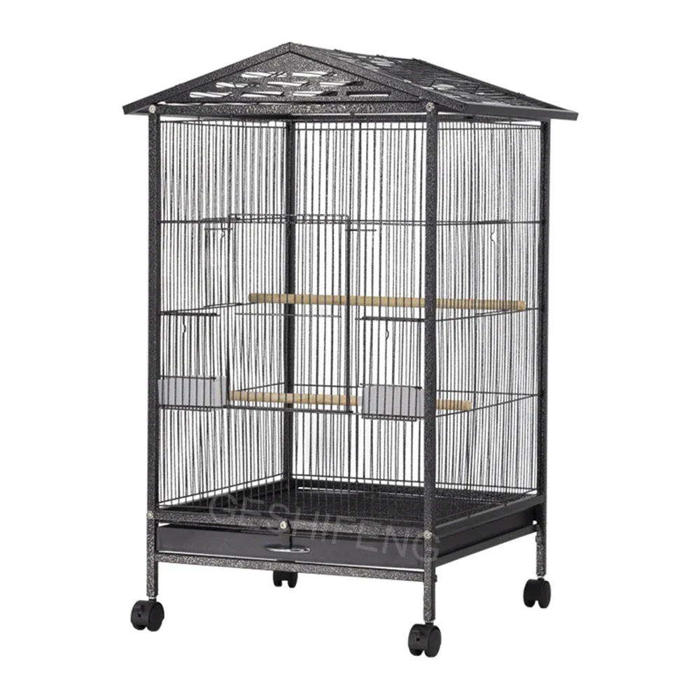 Fancy Cage Flying Birds Large Metal Multi Level Cages For Canary Breeding Cage