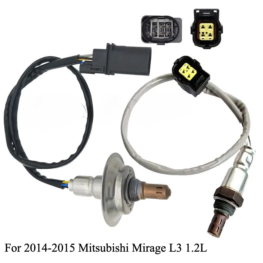 

2Pcs Upstream Downstream O2 Oxygen Sensor For 2014-2015 Mitsubishi Mirage 1.2L 1588A260 1588A276 Front Rear Lambda