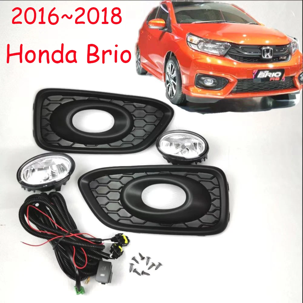 

car bumper headlamp for Honda Brio fog light 2016~2018y car accessories halogen bulb auto taillight for Honda BRIO fog lamp