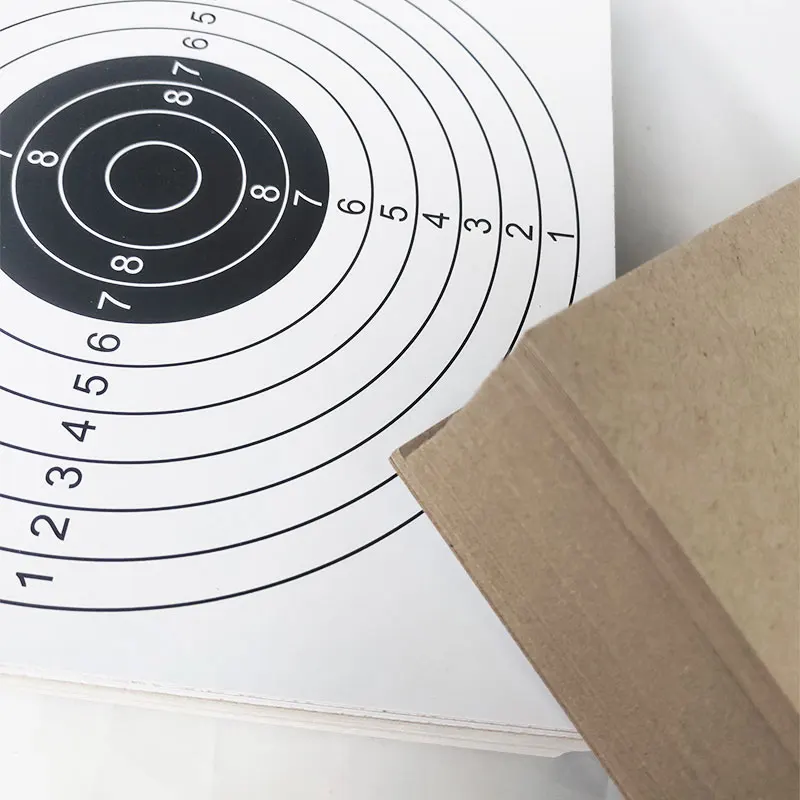 100PCS Outdoor Hunting Shooting Target Paper Target 14x14cm or 17x17cm  High Quality Target Paper