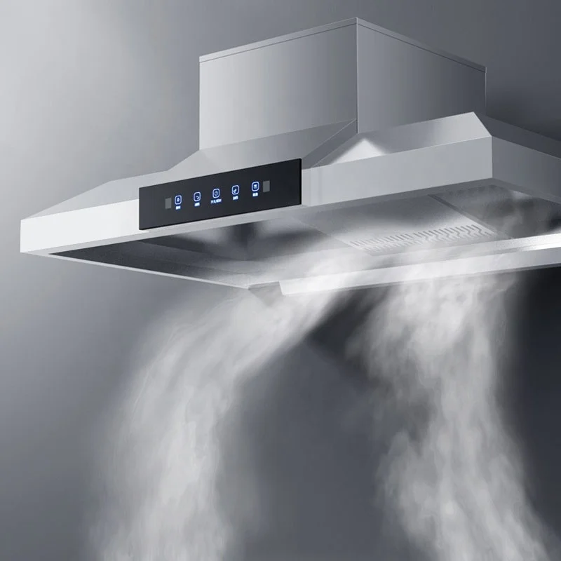 Commercial Kitchen Range Hood | Stainless Steel 201 Heavy-Duty Smoke Extractor | 95%+ Smoke Removal