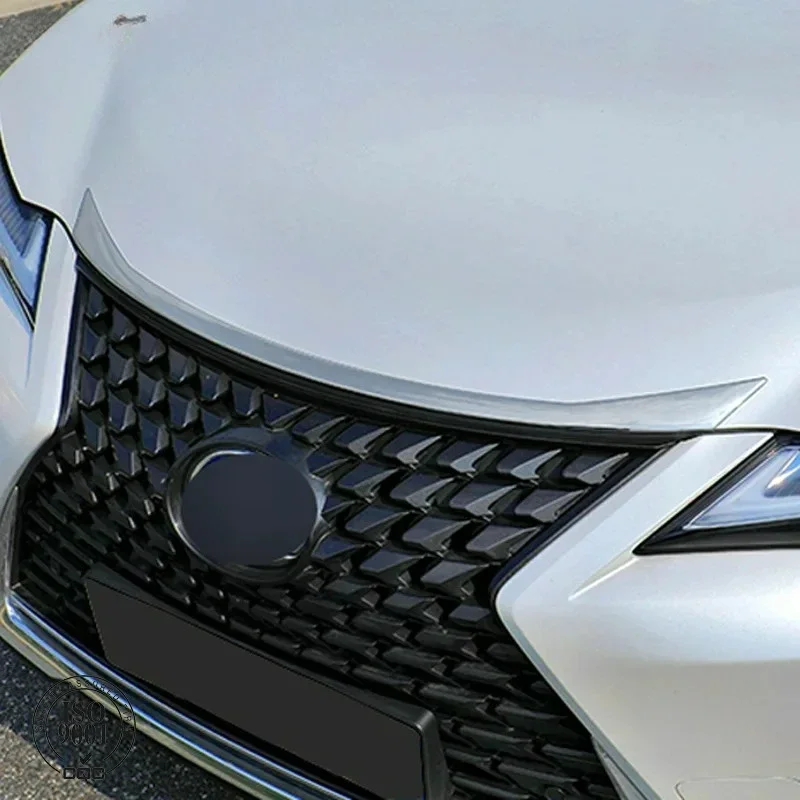 

For Lexus UX 200 250h 260h 2019-2023 2024 2025 Chrome Front Hood Engine Cover Trim Upper Grille Molding Strip Car Accessories