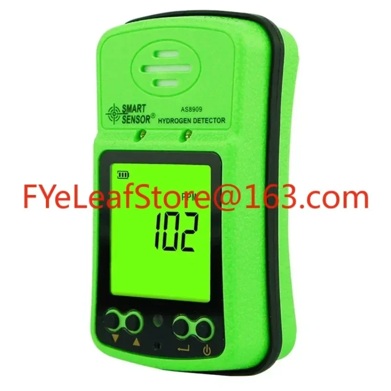 Smart Sensor AS8909 Hydrogen Gas Detector Industrial Explosion-Proof Portable H2 Concentration Tester Alarm