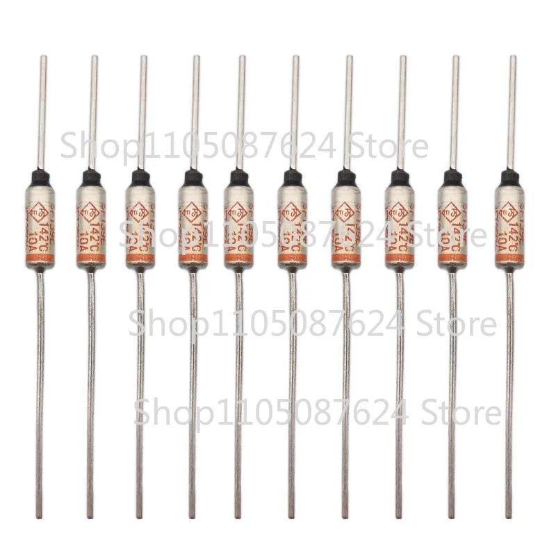 ZZZ 10pcs For  Microtemp Sefuse Cutoffs Thermal Fuse SF139E 142°C 10A 250V New