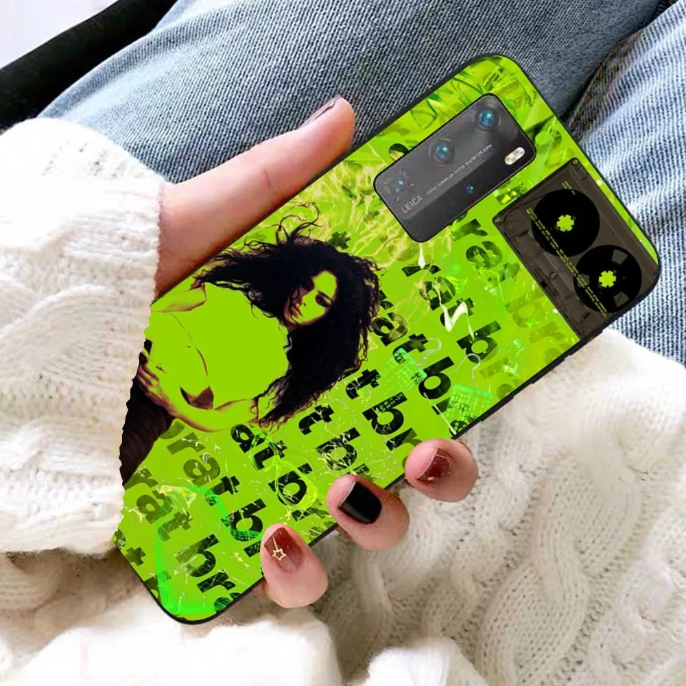 C-Charli X-XCX BRAT Phone Case For Huawei P 8 9 10 20 30 40 50 Pro Lite Psmart Honor 10 lite 70 Mate 20lite