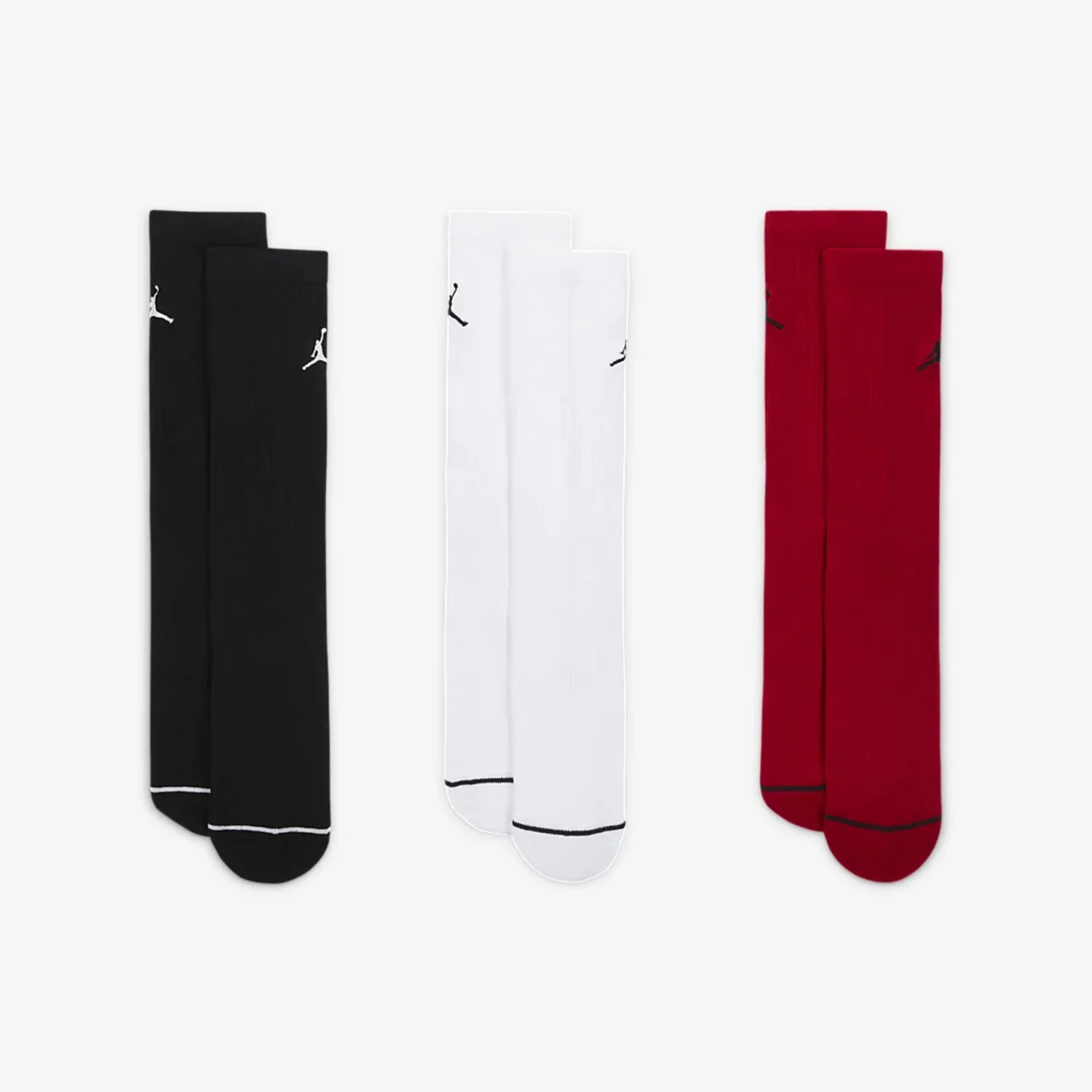 Nike sports socks AJ socks JORDAN quick drying running fitness basketball training socks 3 pairs set DX9632-902