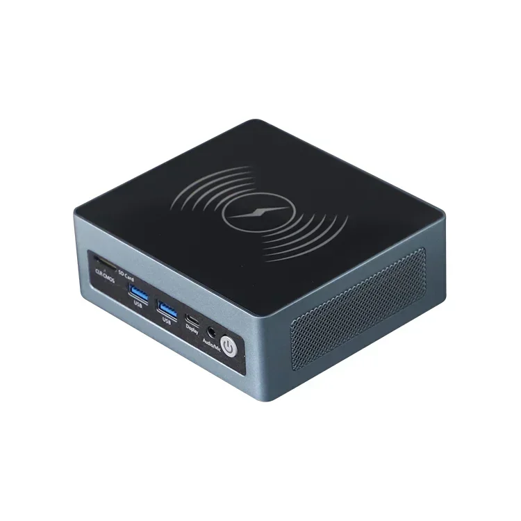 Multi-Function N100 Mini Pc Metal Shell Gaming Industrial Control Computer Fanless Mini Pc Gaming