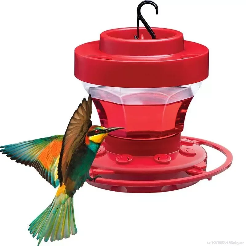 Bird Feeders Outdoor Hanging Feeder for Birds Ant Moat and Bee Guard Humming Bird Feeder for Small Birds Drinker for Chicken Pet