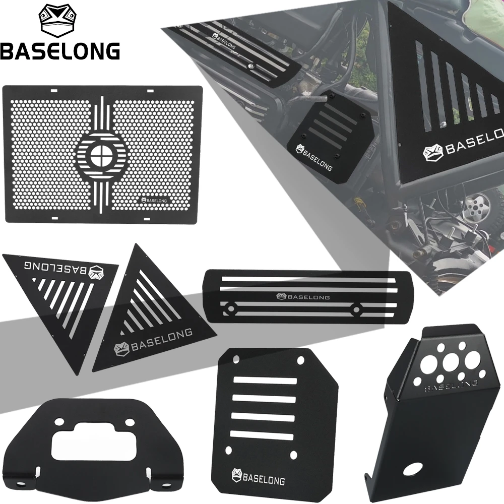 

For BMW K1100 K100 K75 Cafe Racer 1982-1995 Side Frame Side Panel Protector Radiator Grille Motorcycle Body Decorative Covers