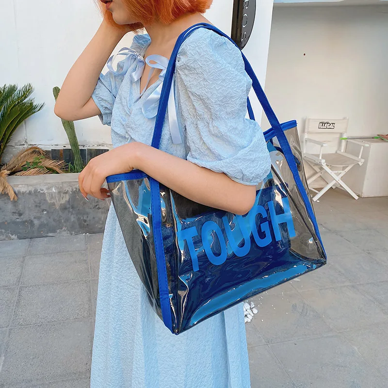 

Beach Jelly Bag Handbags Designer Tote Bags for Women Pvc Large Shopper Pvc Lady Shoulder Crossbody Bags Travel Beach Bag