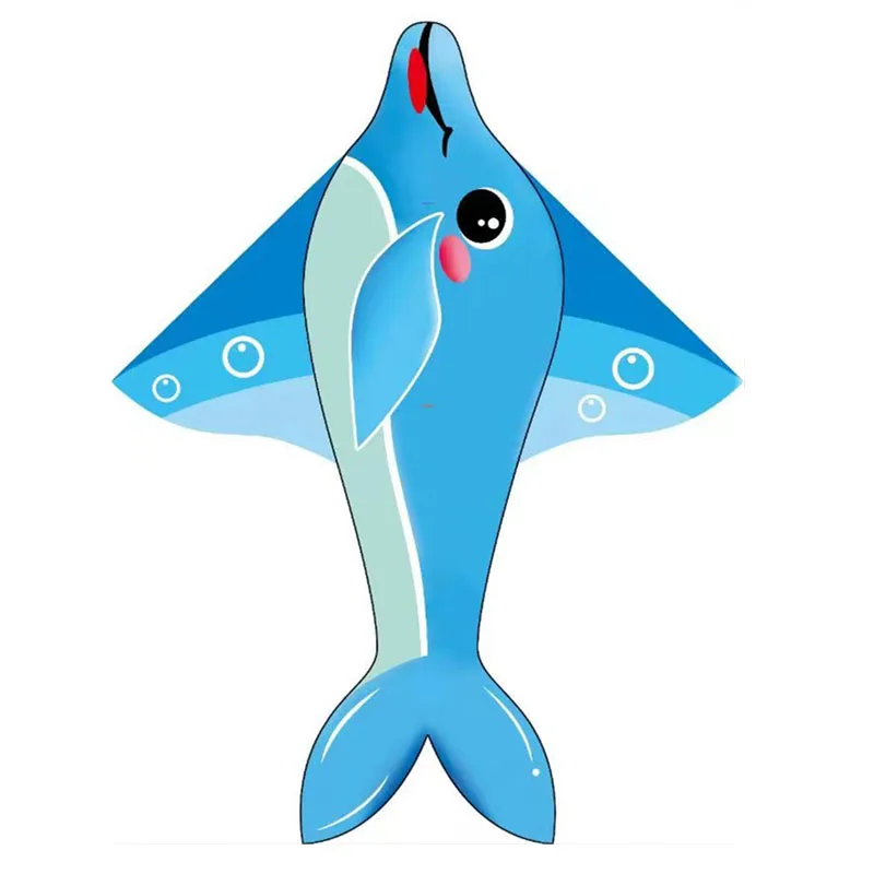 free shipping dolphin kites flying toys for kids kites line nylon fabric kites factory snakes kite buggy professional wind kites