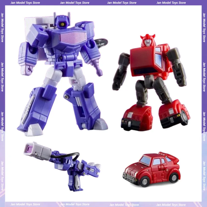 

2025 New 8cm Transformation Dr.Wu DWE37 DWE38 Shockwave Cliffjump Small Scale Action Figure Model Statue Collection Toy Boy Gift