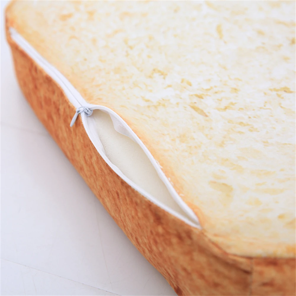 Creative Toast Bread Cat Bed Cushion Warm Puppy Kitten Nest Pet Sleeping Mat Removable Cover Small Dogs Kennel Mattress