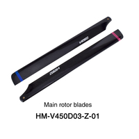 Original New Version Main Rotor Blades For Walkera V450D03 RC Helicopter Parts Accessories HM-V450d03-Z-01 Propeller