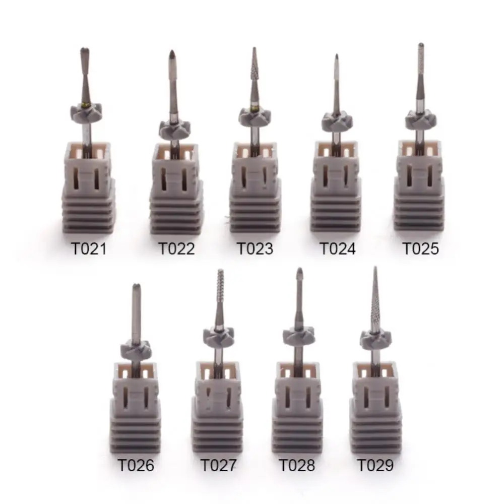 in 1 Tapered Safety Carbide Nail Drill Bits Milling Cutter With Cut Drills Carbide For Manicure Remove Gel Nails Accessories