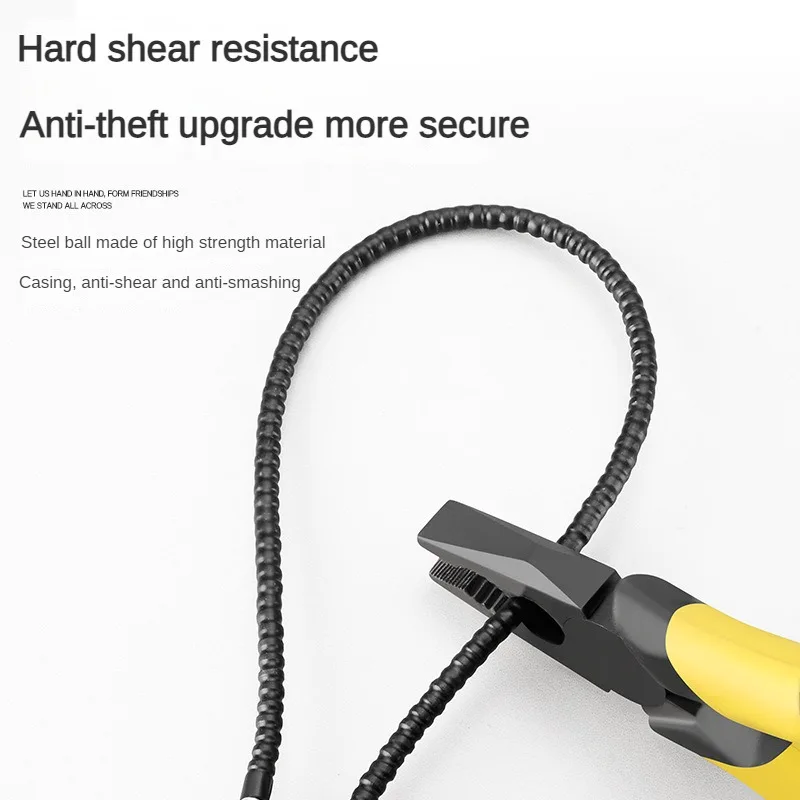 20/28/38cm Safety Anti-Theft Portable Hardened Outdoor Plastic Steel Cable Shot Padlock key Length Gun trigger Lock locker lcoks