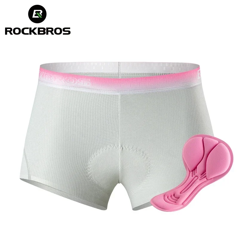 ROCKBROS Cycling Underwear Women's Cycling Shorts Shockproof Padded Breathable Riding Bike Sport Underwear Tights Bicycle Shorts