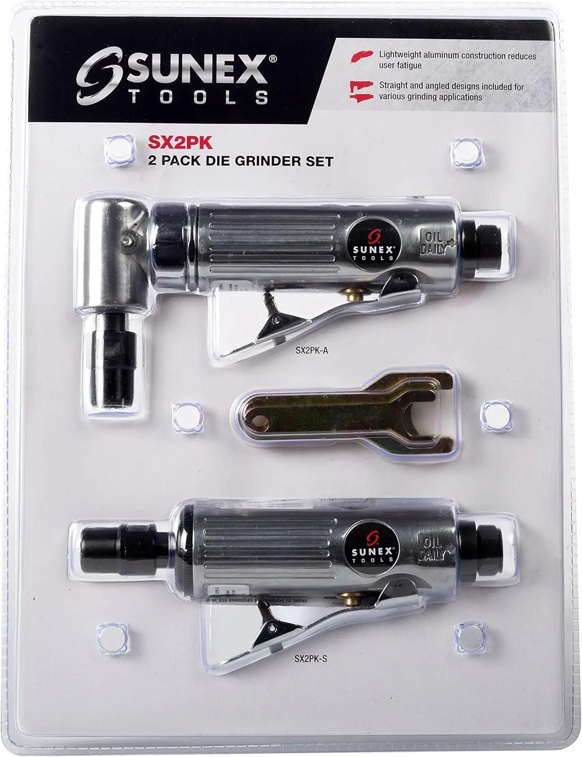 

1/4-Inch Die Grinder Set - Straight and Angled Die Grinder Kit