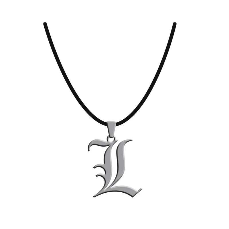 Anime DEATH NOTE Yagami Light Metal Necklace Cosplay Couple Decoration Collar Chain Fashion Accessories Toys Gifts