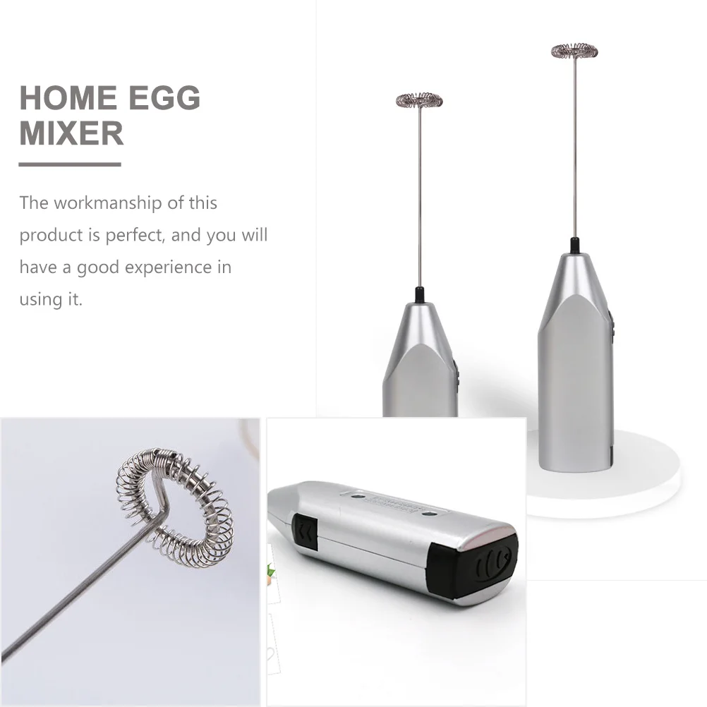

2 Pcs Milk Electric Egg Beater Hand Held Blender Portable Coffee Stirrer Frother