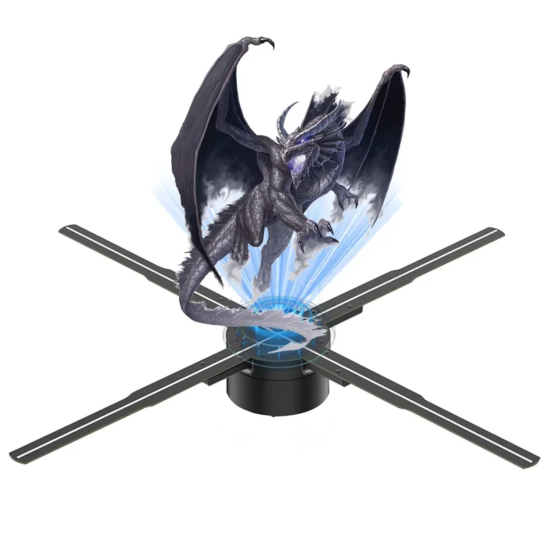 

3D Holographic P65 Advertising Fan 65cm Led Projector Display Equipment 3D Hologram Fan