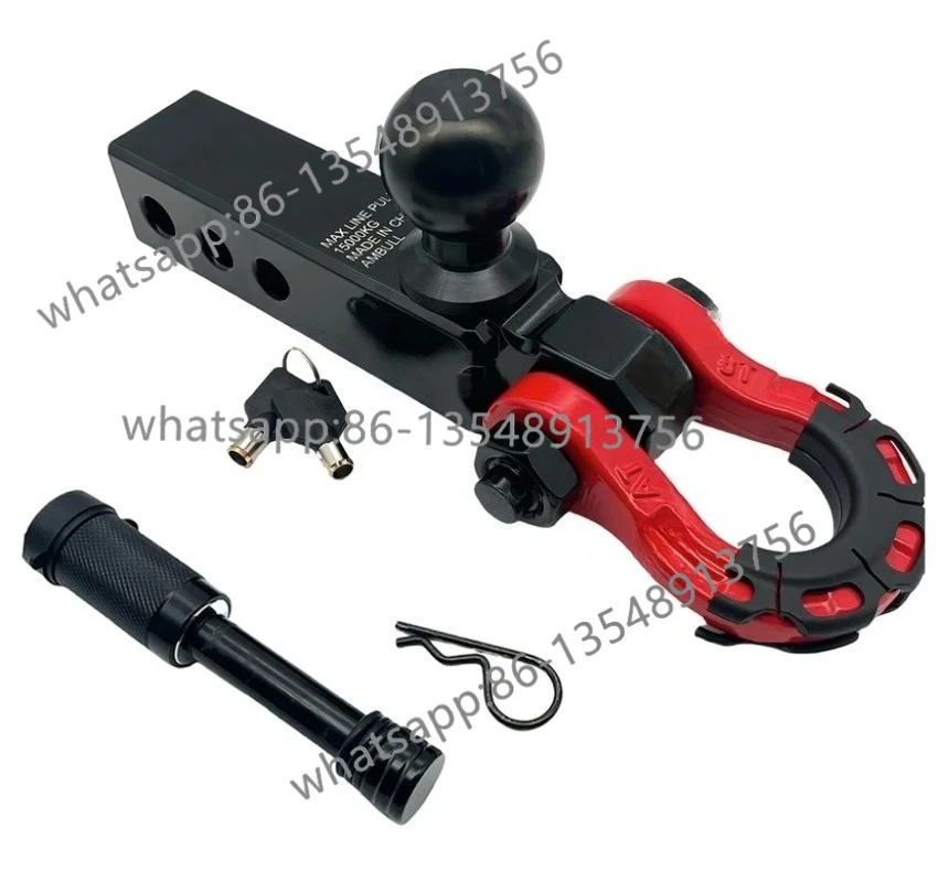 Aluminum Trailer Hitch Ball Shackle Tow Arm for RV Car Modification Accessories