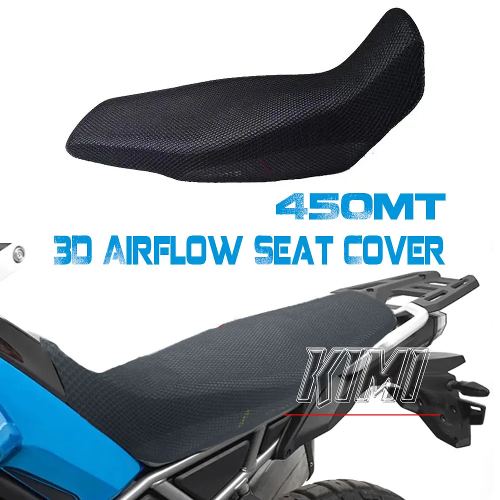 

For CFMOTO 450 MT 450MT MT450 Nylon Fabric Saddle Seat Cover Motorcycle Protecting Cushion Seat Cover 3D Net Seat Cover