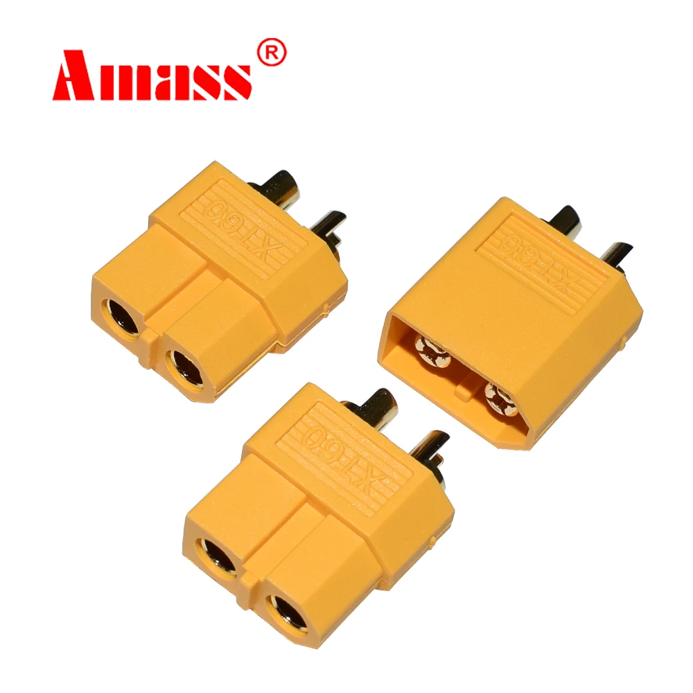 Amass XT60 Connectors XT60 Female XT-60 Male Plug XT60 Bullet Plugs XT60 For RC Lipo Battery Rc Drone Airplane Car Accessories